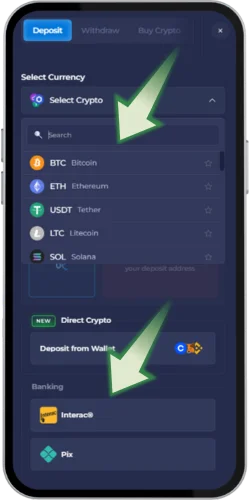 Make a deposit