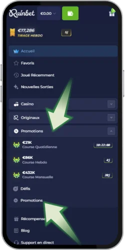 Obtenez un bonus de bienvenue