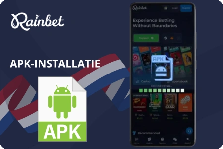 Veilige APK-installatie van de Rainbet app op Android