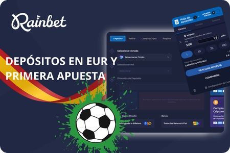 Depósitos en EUR y primera apuesta