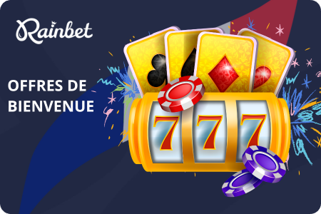 Bonus de bienvenue Rainbet avec machine à sous 777